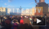 На Дворцовой площади в Петербурге начался траурный митинг в память о погибших в Кемерове