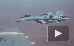 Российские истребители Су-35С и МиГ-31БМ перехватили американского разведчика RC-135 над Японским морем