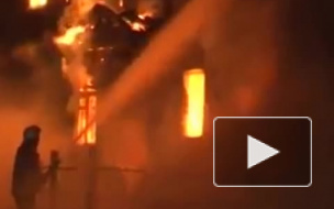 Появилось видео страшного пожара в Улан -Удэ, в котором погибли двое детей и женщина