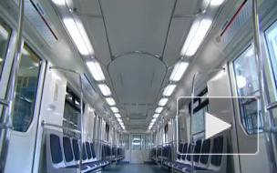Первый состав поезда "НеВа" поступил в петербургскую подземку 