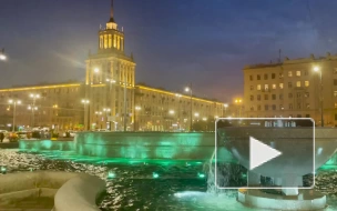 "Водоканал" показал, как выглядит обновленный фонтан у Российской национальной библиотеки