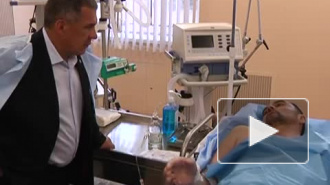 Президент Татарстана посетил в больнице пережившего покушение муфтия