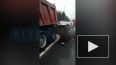 На "Скандинавии" легковушка залетела под грузовик