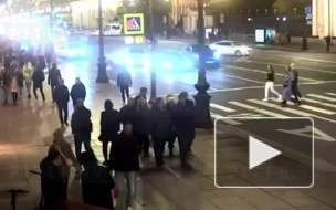 Появилось видео страшной аварии на Невском проспекте