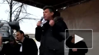 Немцова освистали на митинге 18 декабря 
