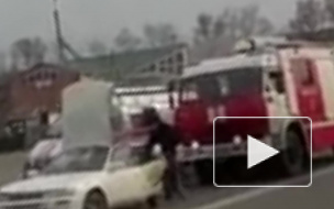 Смертельное видео из Хабаровска: пьяный водитель протаранил такси