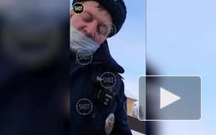 Прочитавший уведомление о штрафе на манер проповеди полицейский попал на видео