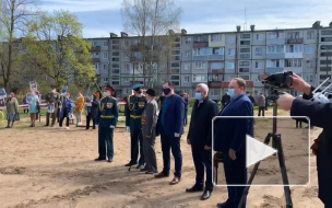 В Луге состоялся персональный парад для двух местных ветеранов