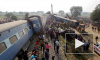 В Индии при крушении поезда погибло 107 человек, ещё 150 ранено