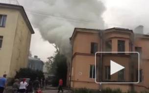 Очевидцы: На улице Гладкова полыхал дом, есть погибшие и пострадавшие