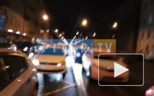 Из-за визита Медведева в Петербург в городе случился транспортный коллапс