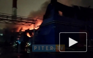 В ангаре на Салова ликвидировали открытое горение 