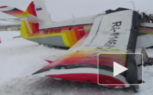 Появилось видео с места крушения Ан-2 в Нарьян-Маре