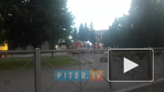 Видео: пожарных направили к СКК "Юбилейный" из-за ложного вызова 