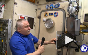 В космосе состоялась премьера новой серии мультфильма «Маша и Медведь»