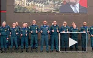 В Чечне вслед за Кадыровым весь состав МЧС побрился налысо 