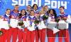 Церемония награждения фигуристов медалями Олимпиады в Сочи привела болельщиков в восторг