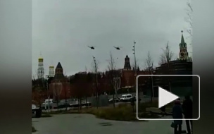 Из Кремля вылетели люди в сетке