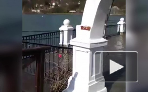 Видео: на Кубани озеро затопило поселок