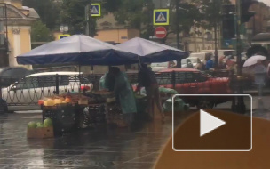 "Красивый Петербург": полицейские предупреждают незаконных торговцев о своем приезде