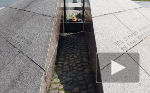 Появилось видео позднего ужина неизвестных у Вечного огня в Кронштадте