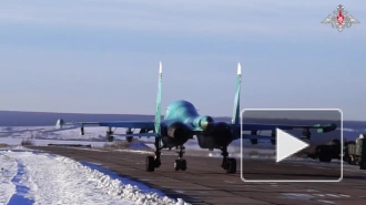 Минобороны показало кадры боевой работы истребителя-бомбардировщика Су-34