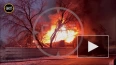 Три вертолета тушат крупный пожар в Москве