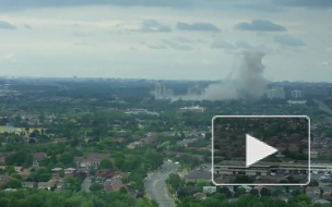 В канадском городе Миссиссога взорвано несколько жилых домов