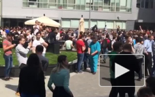 В Москве горит здание "Яндекса": появилось видео