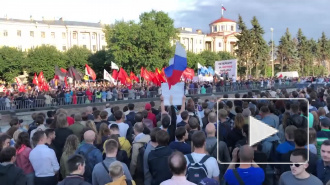 Митинг против произвола на выборах в Петербурге: репортаж