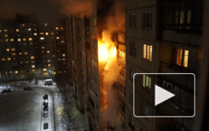 Из-за окурка на Маршала Казакова начался пожар