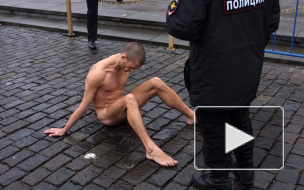 Видео акции с прибиванием мошонки к Красной площади "выпилили" с YouTube