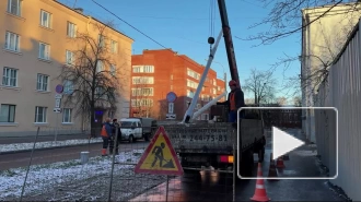 На Посадской улице в Кронштадте стартовало обновление освещения