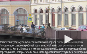 Петербург зачистят от нелегальных гидов в разгар сезона