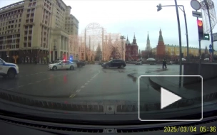 В Москве мужчина попытался остановить проезжающий кортеж у Кремля