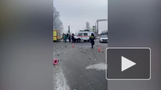 15 человек пострадали в ДТП с маршруткой в Пушкинском районе