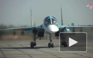 Минобороны показало кадры боевой работы экипажа Су-34