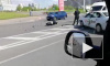 Таксист сбил мотоциклиста на Комендантском