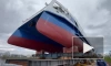 Первый экскурсионный катамаран "Соммерс" спустили на воду на Средне-Невском судостроительном заводе