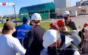 Возле "Беларуськалия" задержали более 20 протестующих