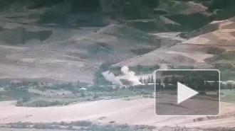 Армения обнародовала видеокадры удара Азербайджана по армянскому селу