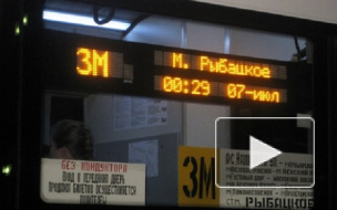 Петербуржцы смогут ездить на ночных автобусах все выходные