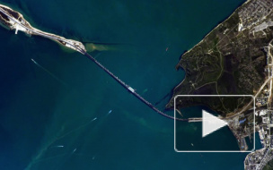 Антон Шкаплеров показал Крымский мост из космоса