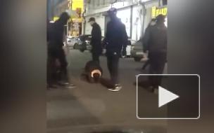 Несколько кавказцев остановились на дороге, станцевали лезгинку и были избиты