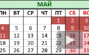 Как отдыхаем на майские праздники 2015: календарь выходных