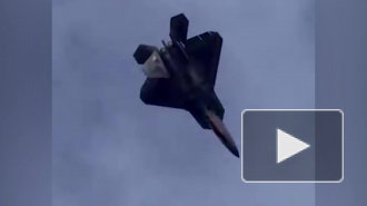 Сверхманевренность F-22 попала на видео