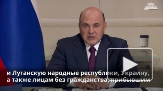 Кабмин выделит в 2022 году 10,5 млрд рублей на выплаты беженцам из Донбасса и с Украины