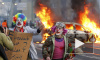 Во Франкфурте люди в клоунской одежде атаковали полицию, пострадали 70 служителей закона