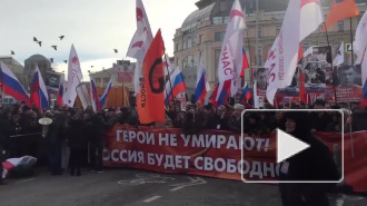"Борис Немцов — герой России": в Петербурге прошёл памятный митинг