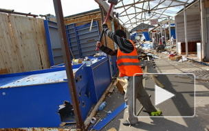 Рынок у станции метро "Проспект Большевиков" снесут до конца января